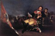 Francisco Goya Godoy as Commander in the War of the Oranges oil
